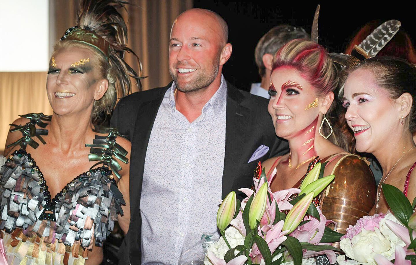 Dr. Rocco Piazza at Art Bra Austin – a place where art, fashion, and the mystique of masquerade collide – benefitting the Breast Cancer Resource Centers of Texas